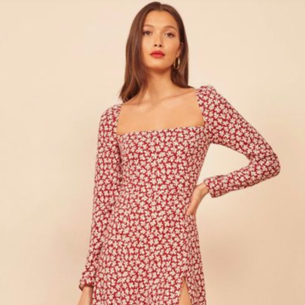 Sigmund Dress - Red Floral